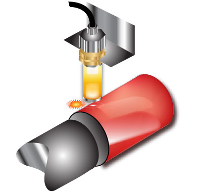 Can on mandrel sensor  - better system control on beverage can decorators