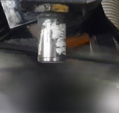 Can on mandrel sensor  - prevents false tripping due to pulse interruption on beverage can decorators
