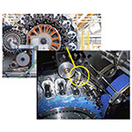 Can on mandrel sensor  - reduces stoppages on beverage can making lines